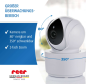 Preview: Ferngesteuerte Kamera-Einheit der Reer BabyCam XL Move, motorisiert um 350 Grad schwenkbar und 80 Grad neigbar für die lückenlose Überwachung.
